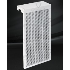Экран для радиатора перфорированный с глухим верхом, 152, 3-секц., белая