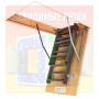 Лестница складная металлическая LMS (Fakro) 60x120/280